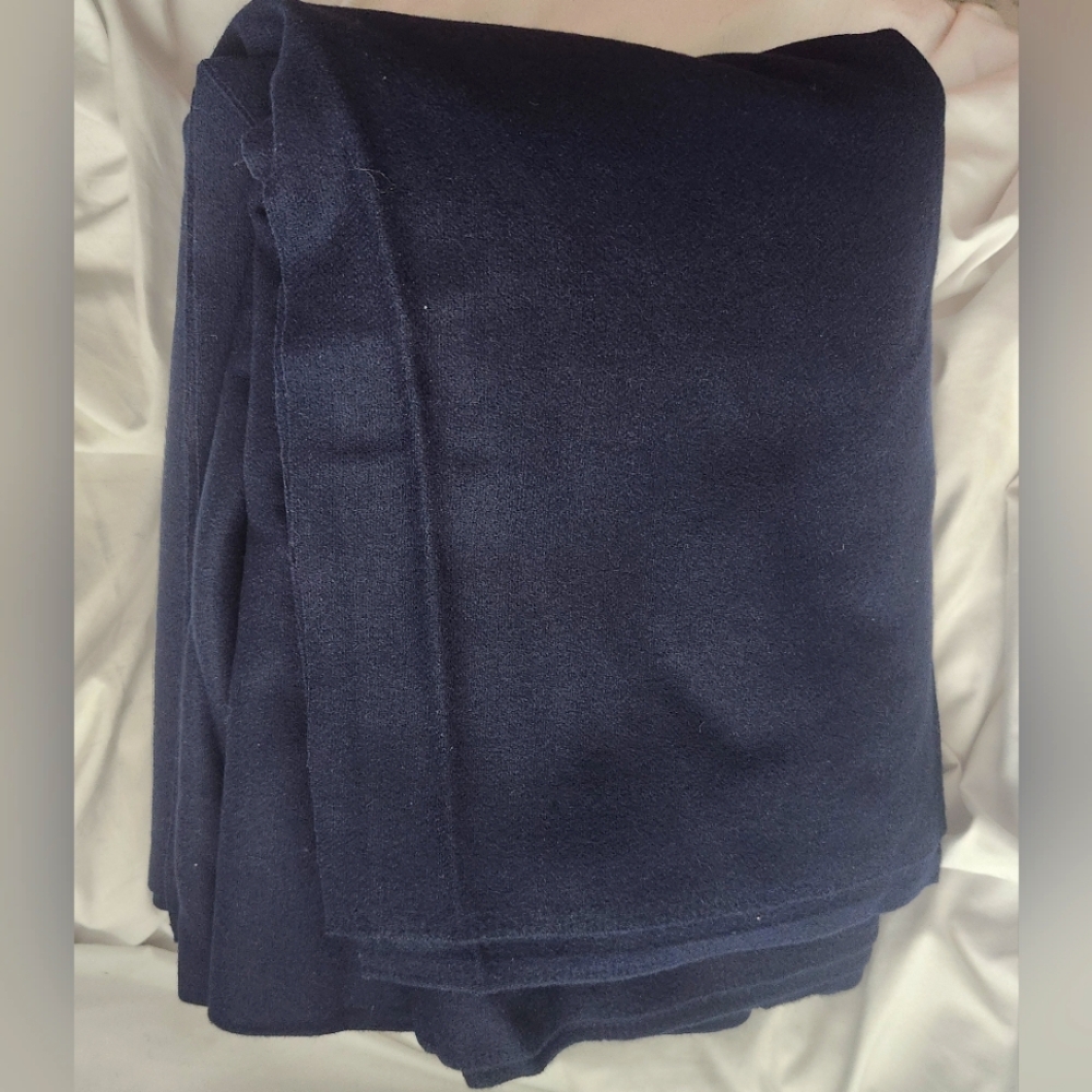 NWOT Navy Pure Wool Suiting - 7 Yards/ 58W